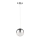 Fischer & Honsel 65005 - Lustră LED pe cablu MITRA 1xLED/10W/230V