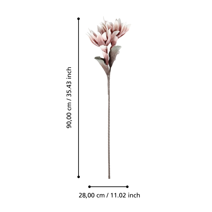 Floare artificială Eglo 90 cm roz
