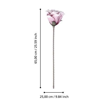 Floare artificială Eglo 65 cm roz