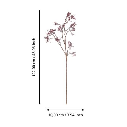 Floare artificială Eglo 122 cm mov