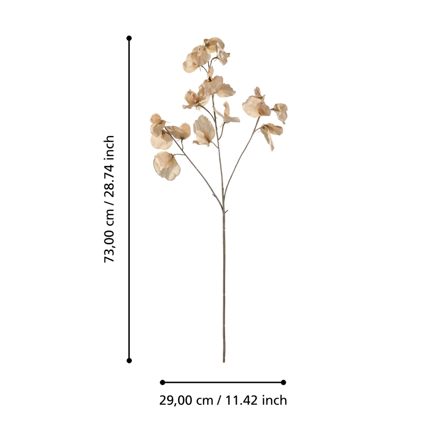 Floare artificială Eglo 73 cm bej