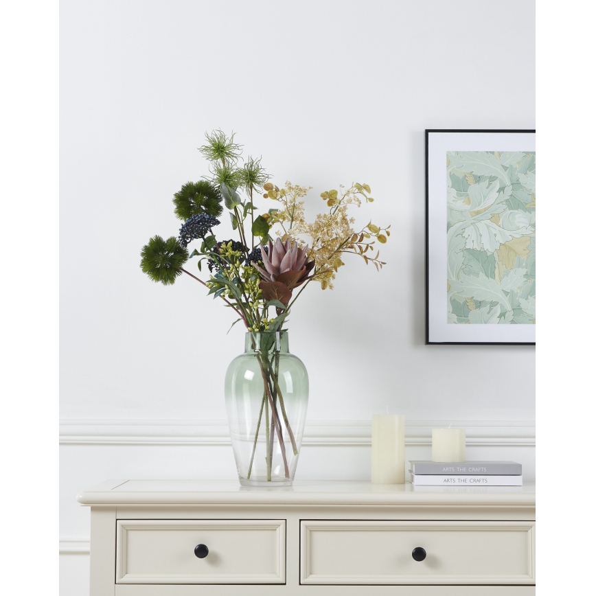 Floare artificială Eglo 56 cm albastru/verde