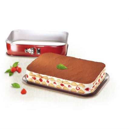 Formă de blat extensibilă Tefal DELIBAKE 36x24 cm roșu