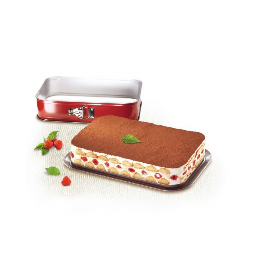 Formă de blat extensibilă Tefal DELIBAKE 36x24 cm roșu