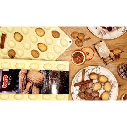 Formă de copt din silicon TORO, crem