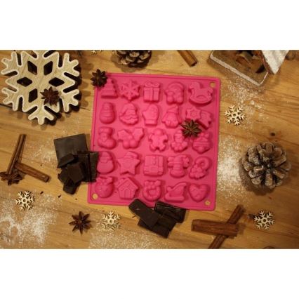 Formă din silicon pentru ciocolată TORO, roz