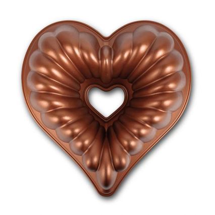 Formă pentru guguluf KITCHISIMO, inimă, cupru