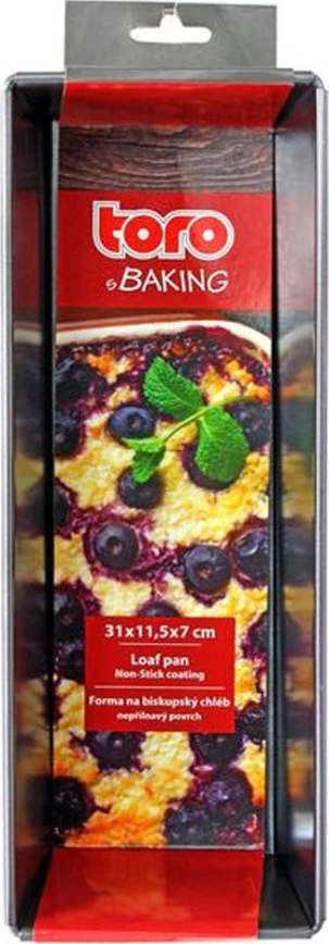 Formă pentru pâine TORO, 31 x 11,5 cm, neagră