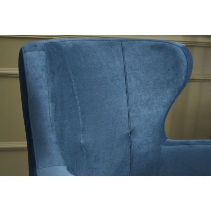 Fotoliu cu aripi NEKO, albastru