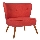 Fotoliu JENI roșu