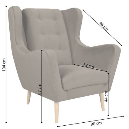 Fotoliu OMI XXL, roz