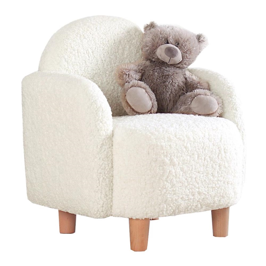 Fotoliu pentru copii DORY, alb