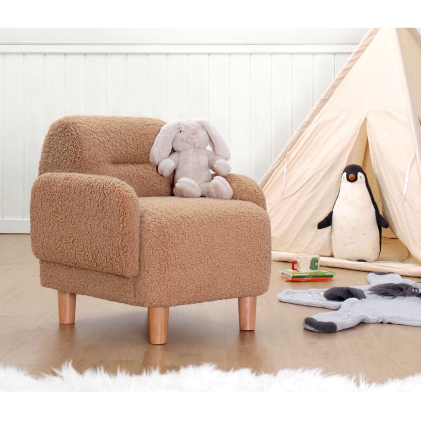 Fotoliu pentru copii LORY, maro