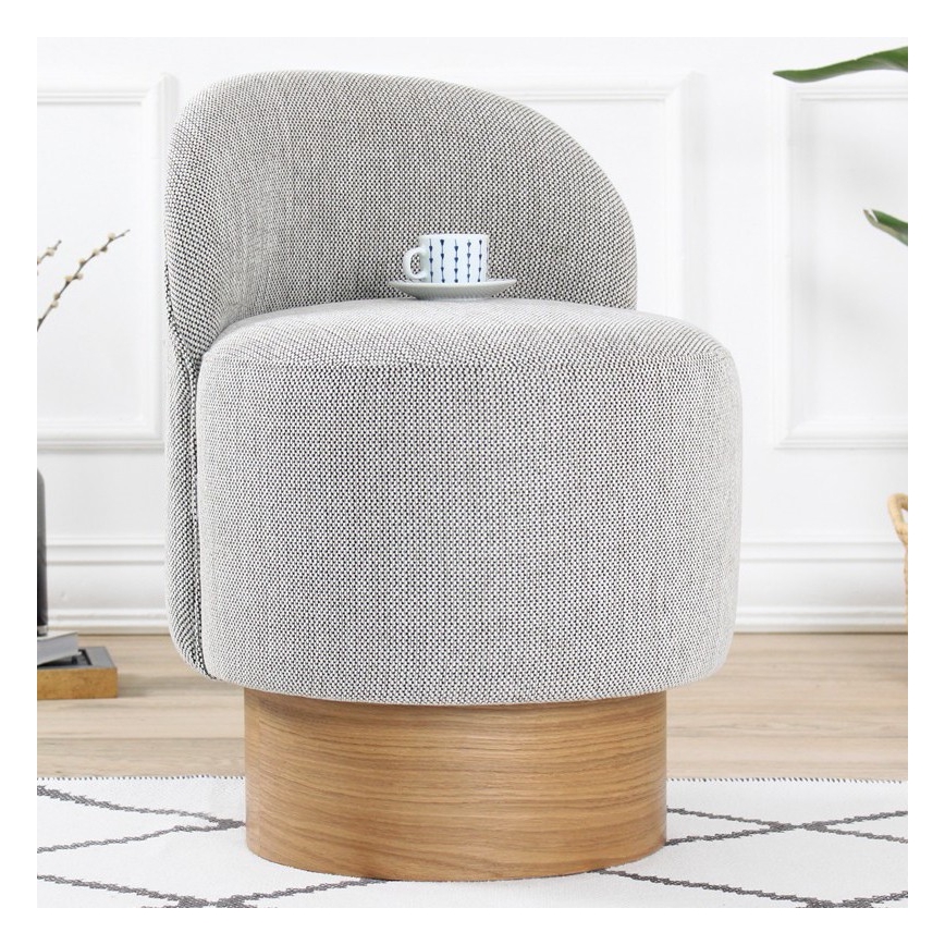 Fotoliu pentru copii RIKI, 40 x 47 cm, gri