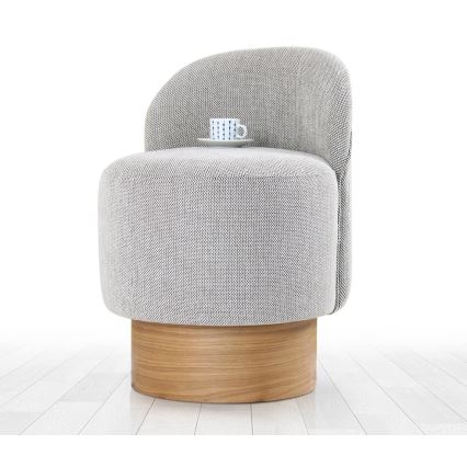 Fotoliu pentru copii RIKI, 40 x 47 cm, gri