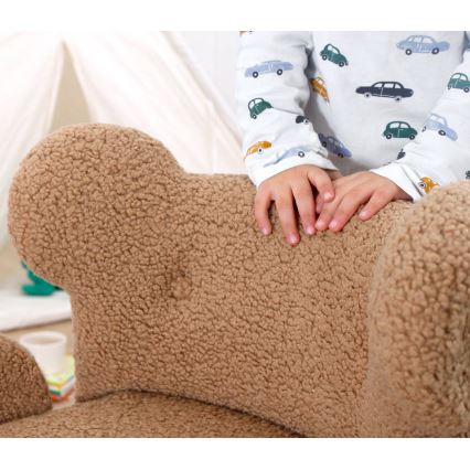 Fotoliu pentru copii TOBI maro