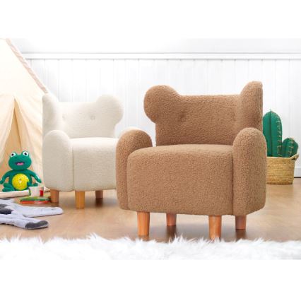 Fotoliu pentru copii TOBI maro