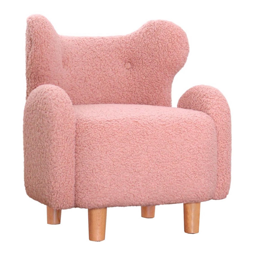 Fotoliu pentru copii TOBI, roz