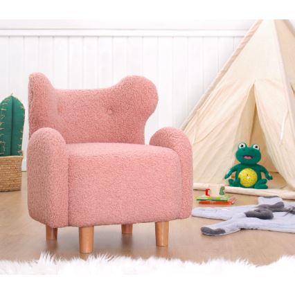 Fotoliu pentru copii TOBI, roz