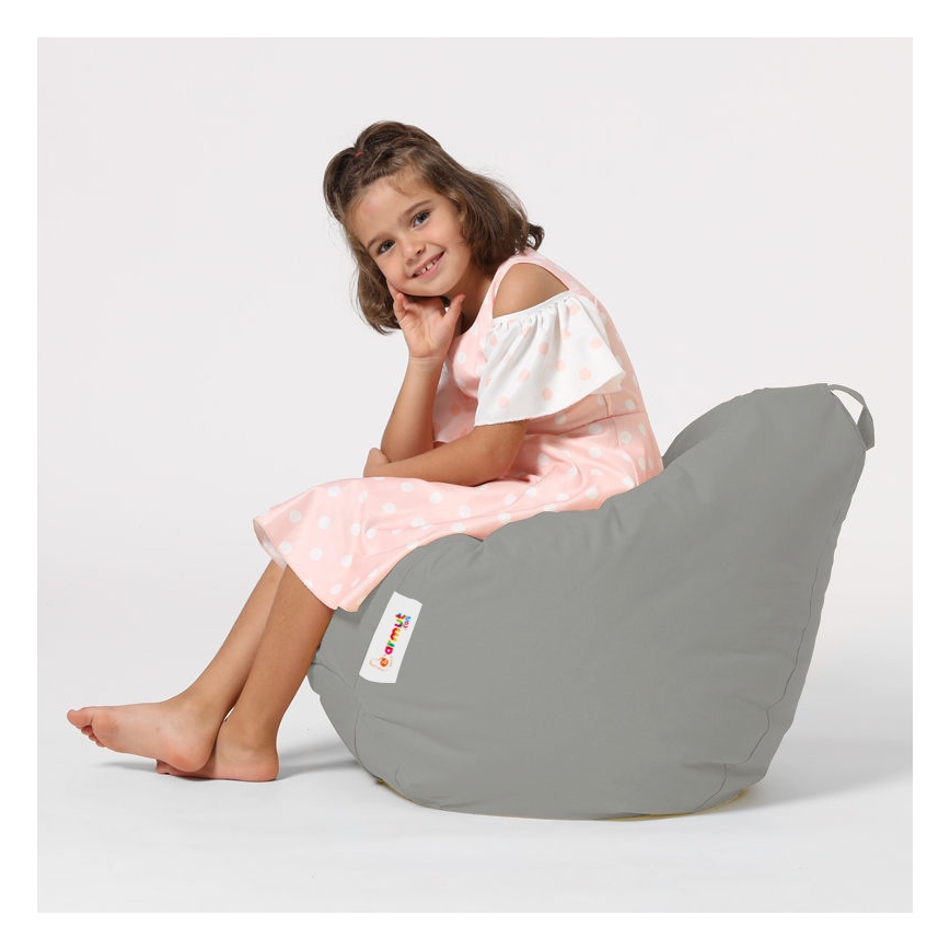 Fotoliu puf 60x60 cm gri