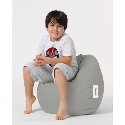 Fotoliu puf 60x60 cm gri