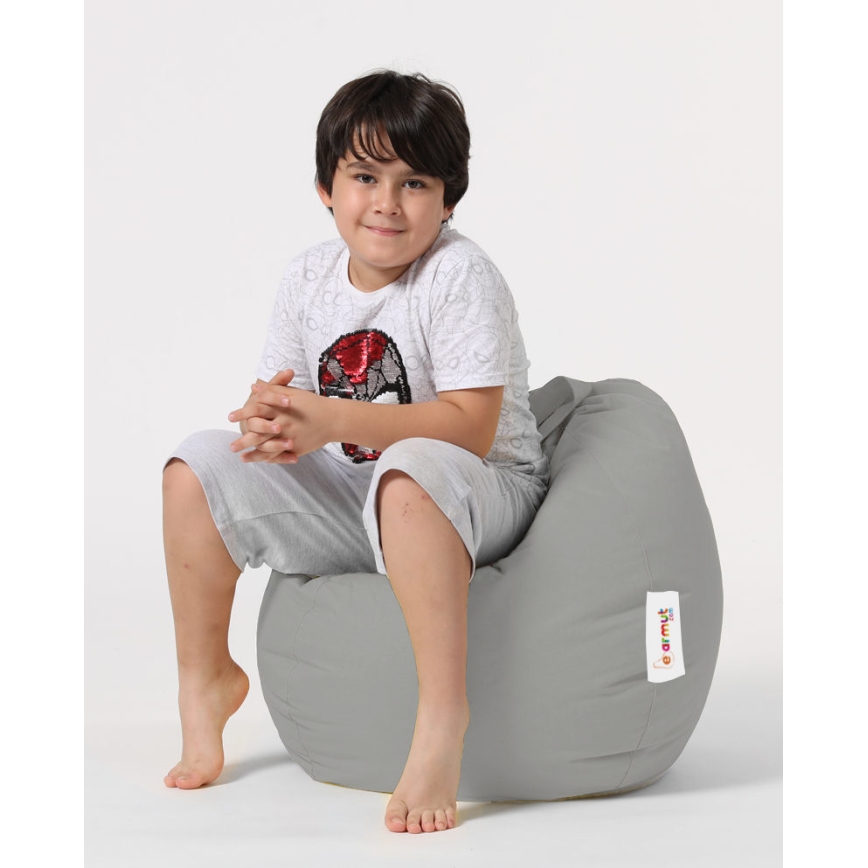 Fotoliu puf 60x60 cm gri