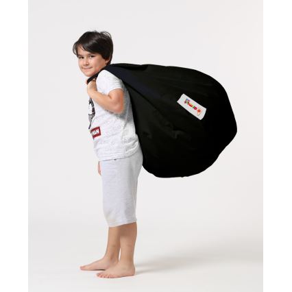 Fotoliu puf 60x60 cm negru