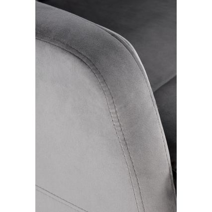 Fotoliu reglabil FELIPE, gri