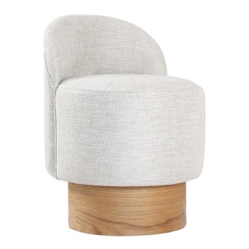 Fotoliu RIKI pentru copii, 40x47 cm, gri deschis