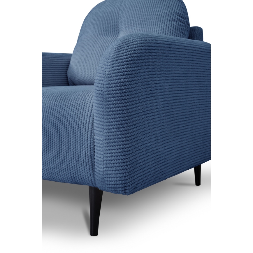 Fotoliu tapițat CLOUDY, albastru