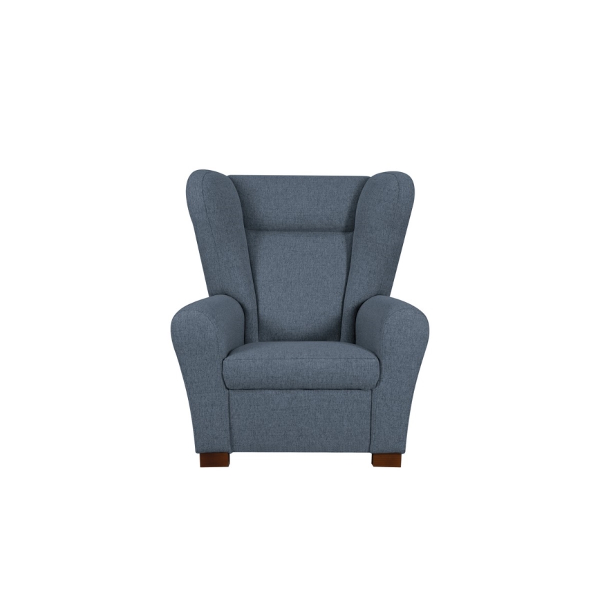 Fotoliu VIVA cu aripi, albastru