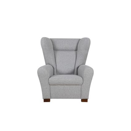 Fotoliu VIVA, gri, cu aripi