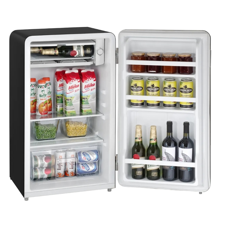 Frigider retro Concept LTR3047bcN, 93 l, negru