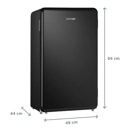 Frigider retro Concept LTR3047bcN, 93 l, negru