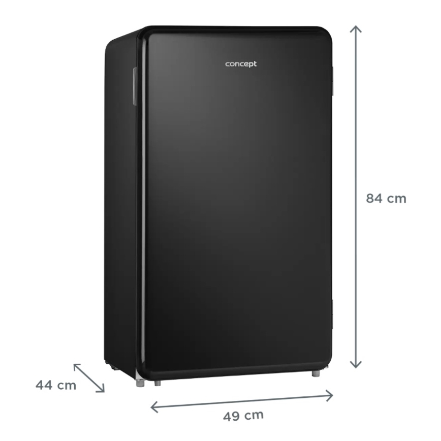 Frigider retro Concept LTR3047bcN, 93 l, negru