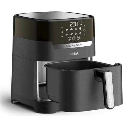 Friteuză cu aer cald 4,2 l EASY FRY&GRILL 2 în 1 1550W/230V negru Tefal