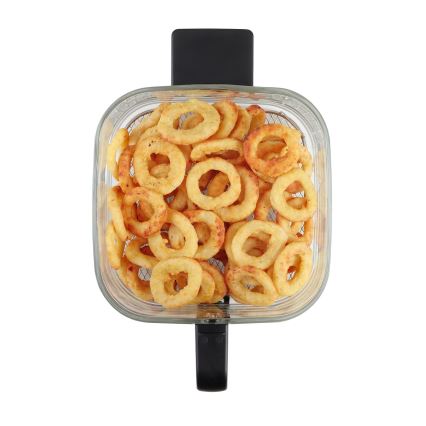 Friteuză cu aer cald Concept FR5500 GLASS & FAST 5,5 l 1200W/230V negru