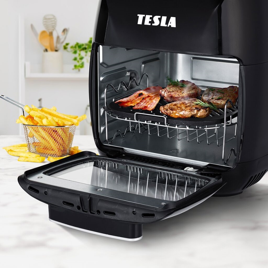 Friteuză cu aer cald digitală multifuncțională TESLA Electronics AirCook 11 l 2000W/230V