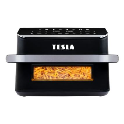 Friteuză cu aer cald dublă digitală multifuncțională TESLA Electronics AirCook 10 l 2400W/230V