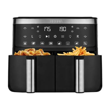 Friteuză cu aer cald dublă digitală multifuncțională TESLA Electronics AirCook 7,6 l 2850W/230V
