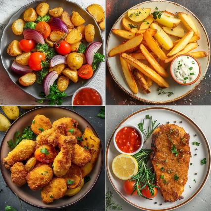 Friteuză cu aer cald dublă digitală multifuncțională TESLA Electronics AirCook 9 l 2400W/230V