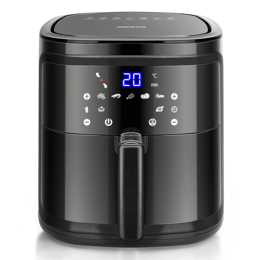 Friteuză cu aer cald inteligentă 7l 1900W/230V/60min Wi-Fi Aigostar