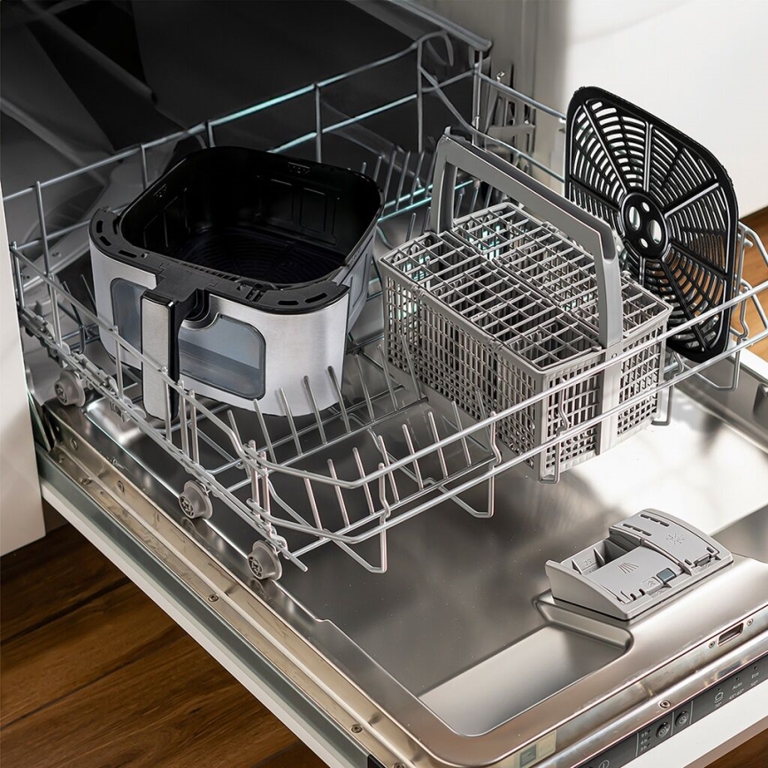 Friteuză cu aer cald digitală multifuncțională inteligentă TESLA Electronics AirCook 9 l 1700W/230V Wi-Fi