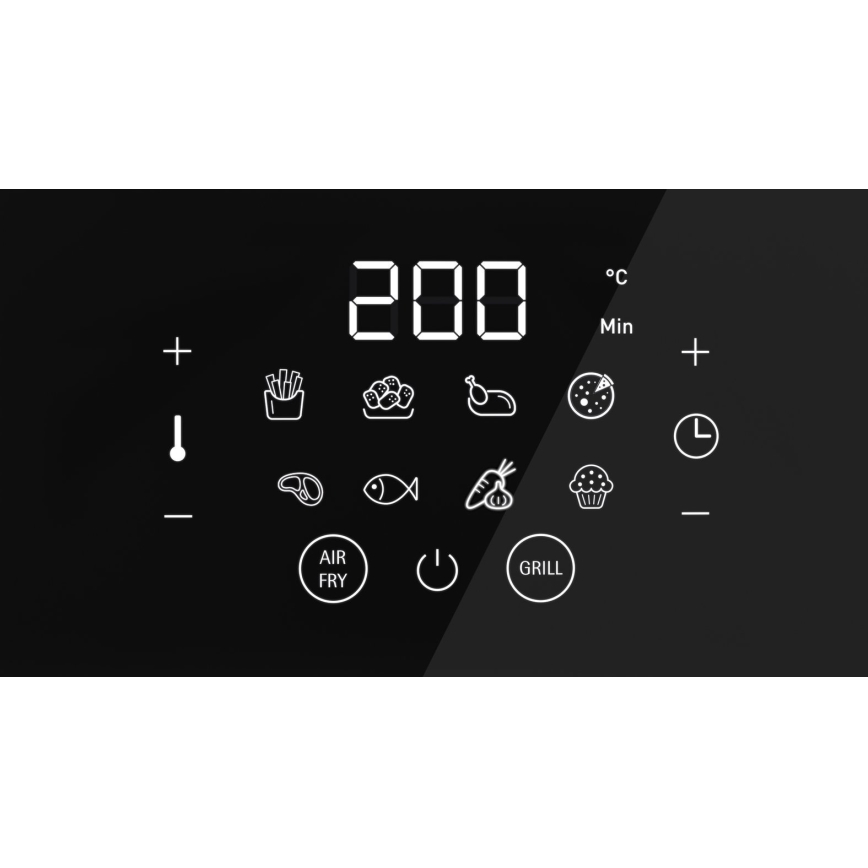 Friteuză cu aer cald WMF MULTI TASTE 1550W/230V negru