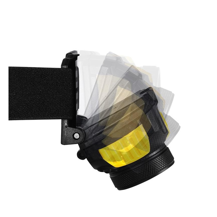 Frontală LED 2xLED/5W/3xAAA + LED/3W