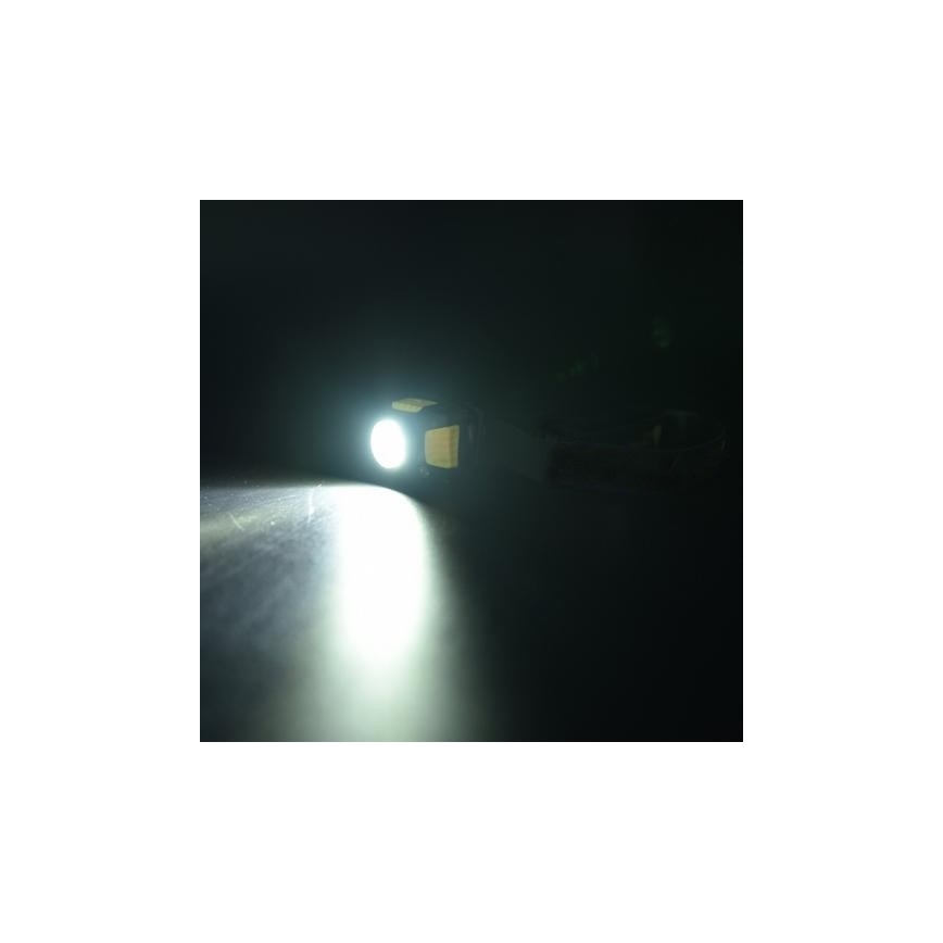 Frontală LED 2xLED/5W/3xAAA + LED/3W