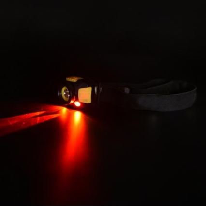 Frontală LED 2xLED/5W/3xAAA + LED/3W