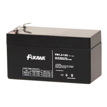 FUKAWA FW 1,2-12 U - Acumulator plumb-acid 12V/1,2Ah cu terminal Faston 4,7mm