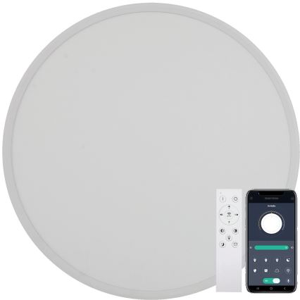 Fulgur s-43039 - Plafonieră LED dimabilă NOMY-RC, 40W, 230V, 3000/4000/6500K, Ø 50 cm, IP40, albă, cu telecomandă