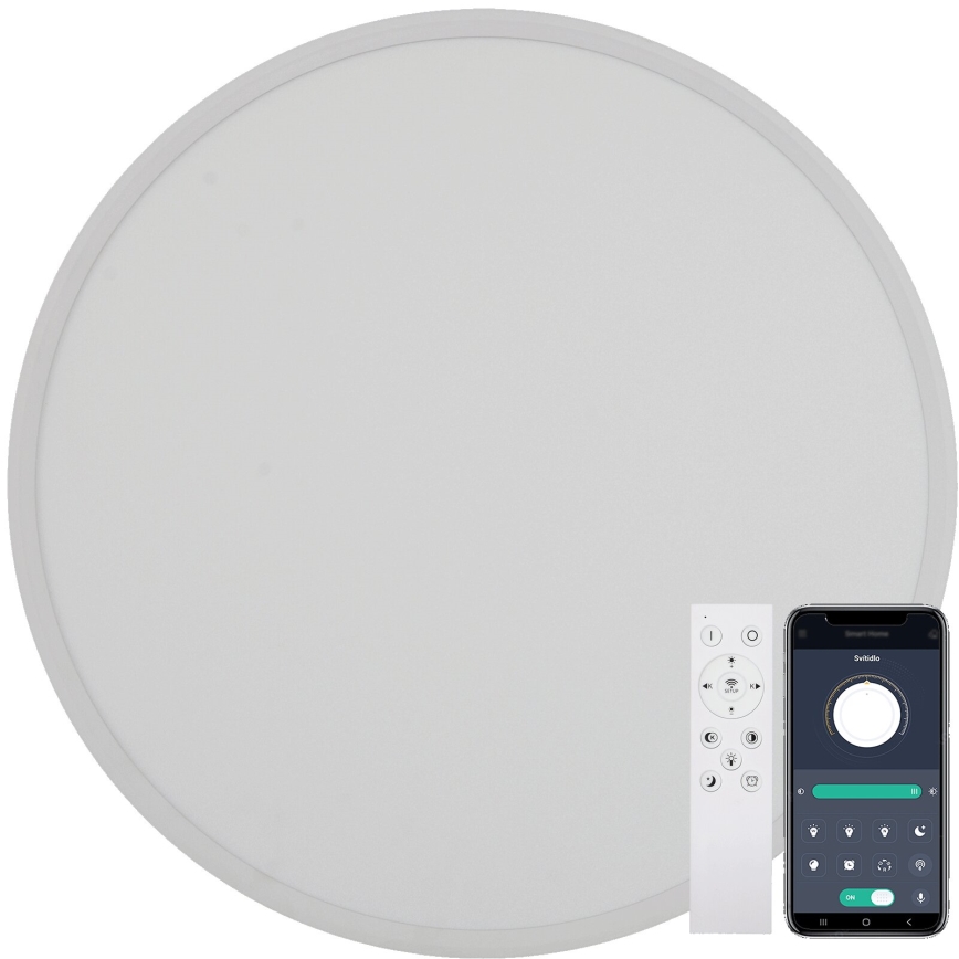 Fulgur s-43039 - Plafonieră LED dimabilă NOMY-RC, 40W, 230V, 3000/4000/6500K, Ø 50 cm, IP40, albă, cu telecomandă